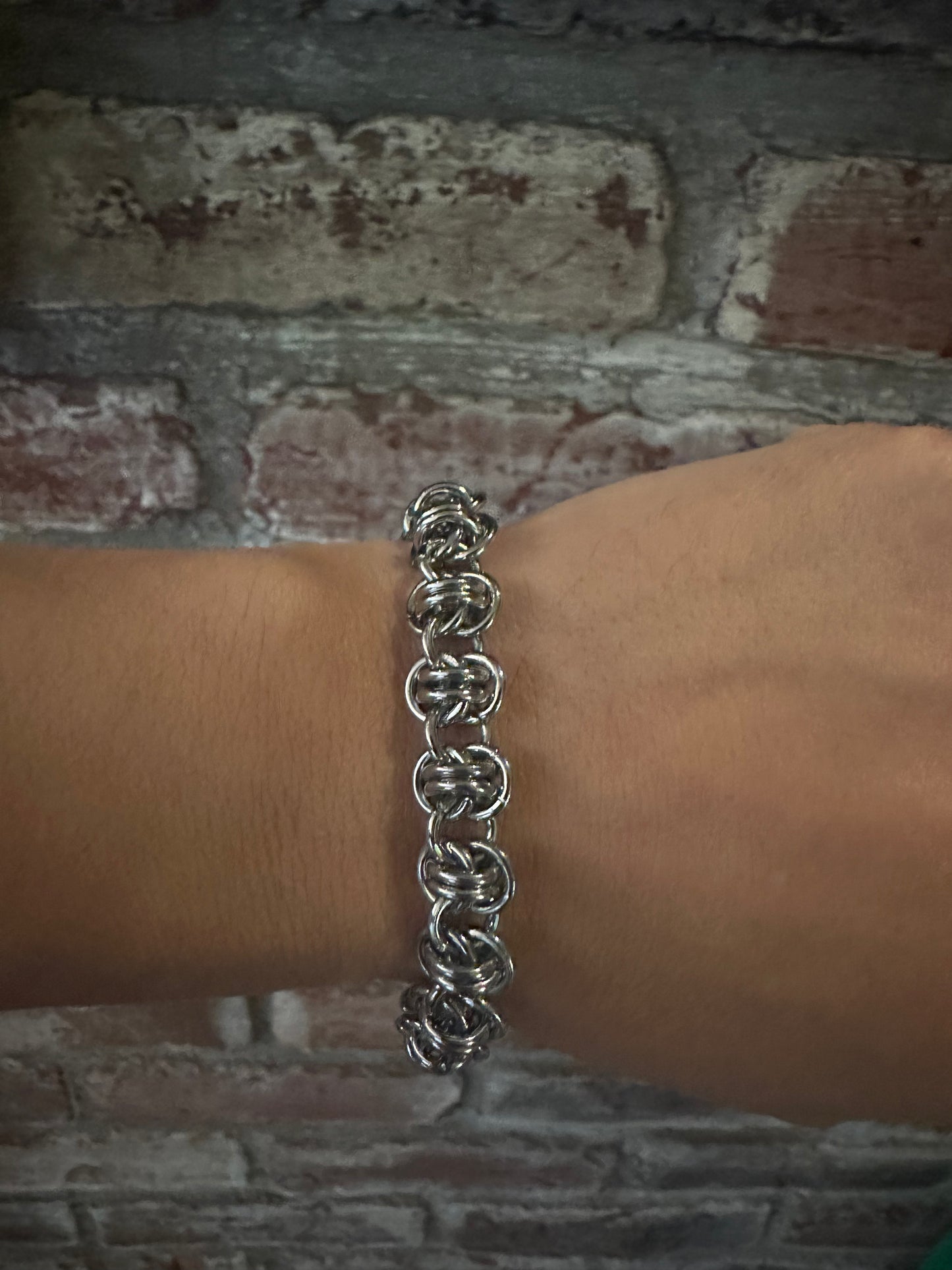 Barrel weave bracelet