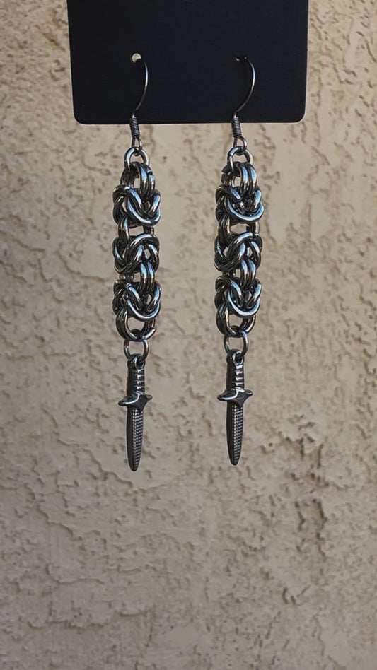 ⛓️‍💥Byzantine earrings